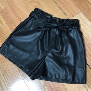 Leather Shorts